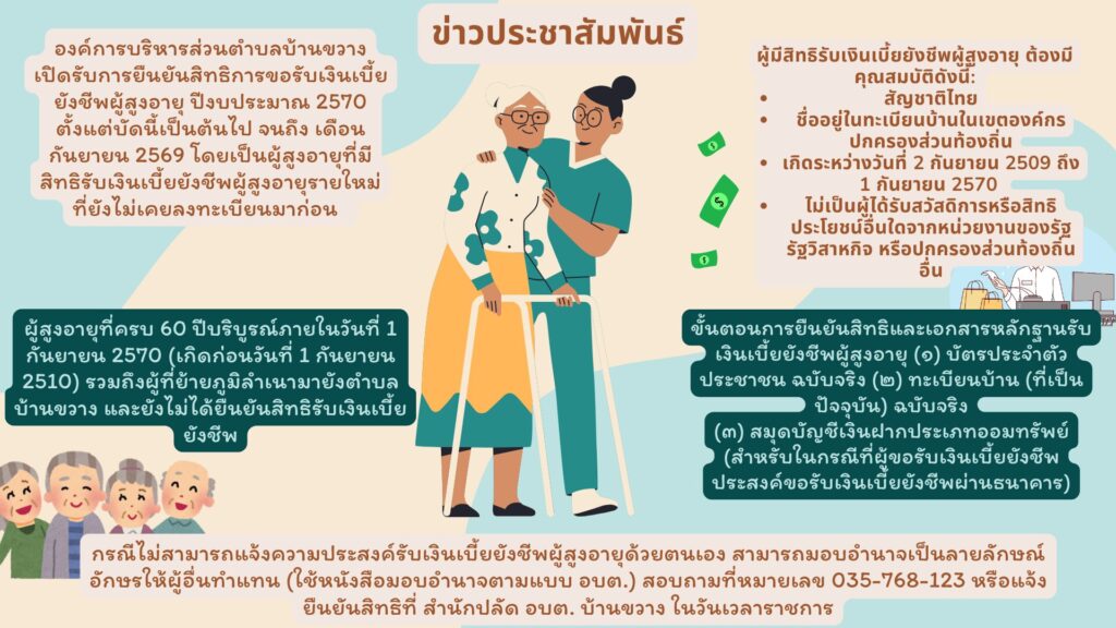 ขึ้นทะเบียนผู้สูงอายุ